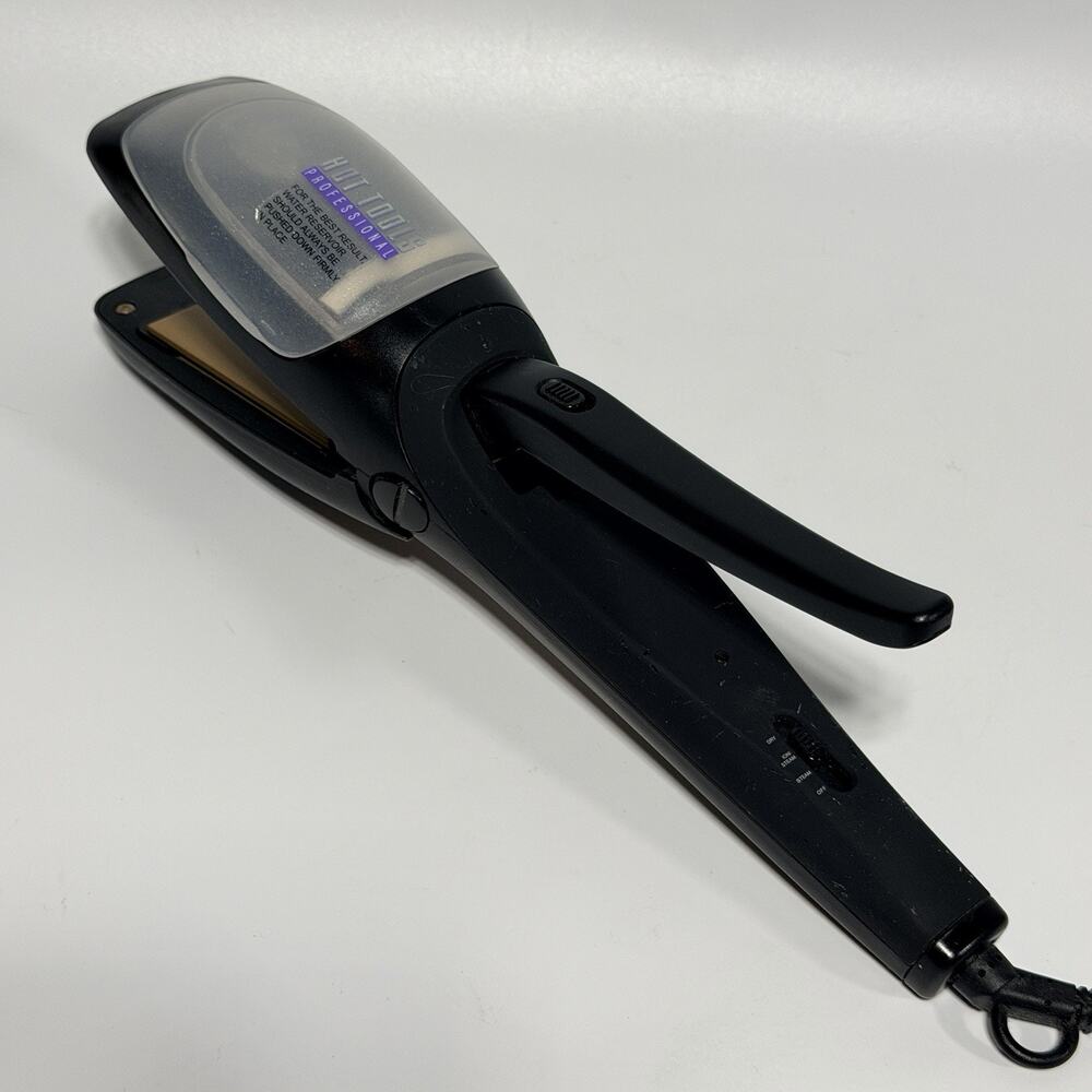 Hot Tools Ceramic Ion Steam Flat Iron Model 1186 RARE